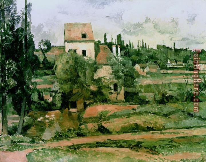 Paul Cezanne Moulin de la Couleuvre at Pontoise